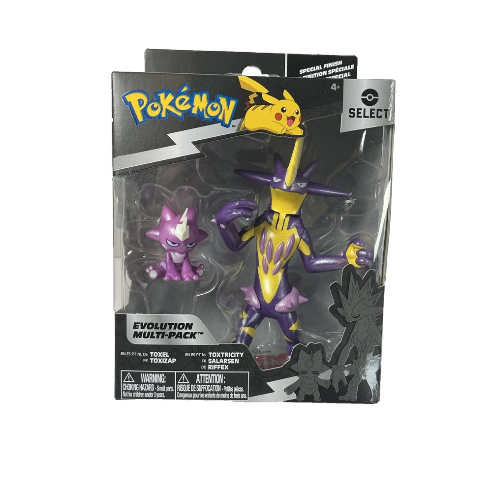 Pokémon Select Evolution Multi-Pack Toxel and Toxtricity Action Figure Set